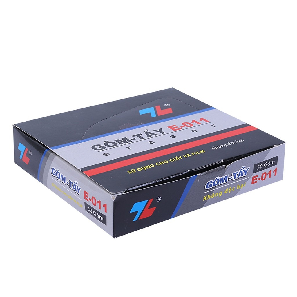 TL - Gôm Đen Nhỏ E011 (30 Cục/Hộp)