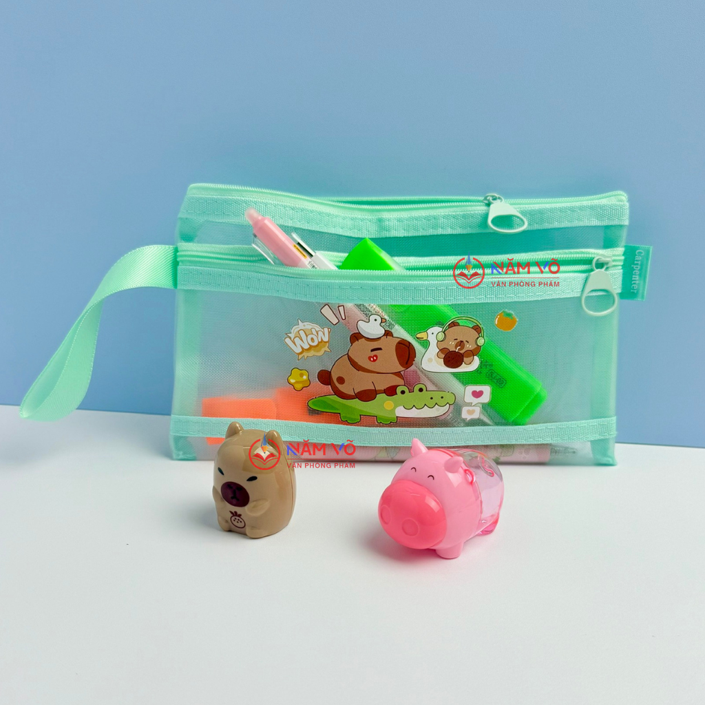 Túi Lưới 2 Ngăn Có Hình B6 6653 (12,5cm x 22,5cm) (12 Cái/ Bịch; 1200 Cái/ Thùng)