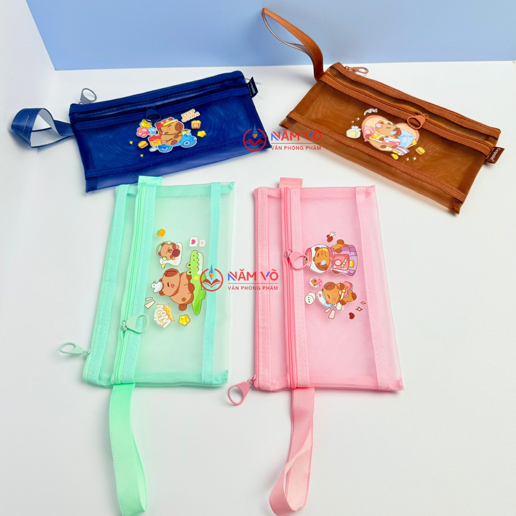 Túi Lưới 2 Ngăn Có Hình B6 6653 (12,5cm x 22,5cm) (12 Cái/ Bịch; 1200 Cái/ Thùng)
