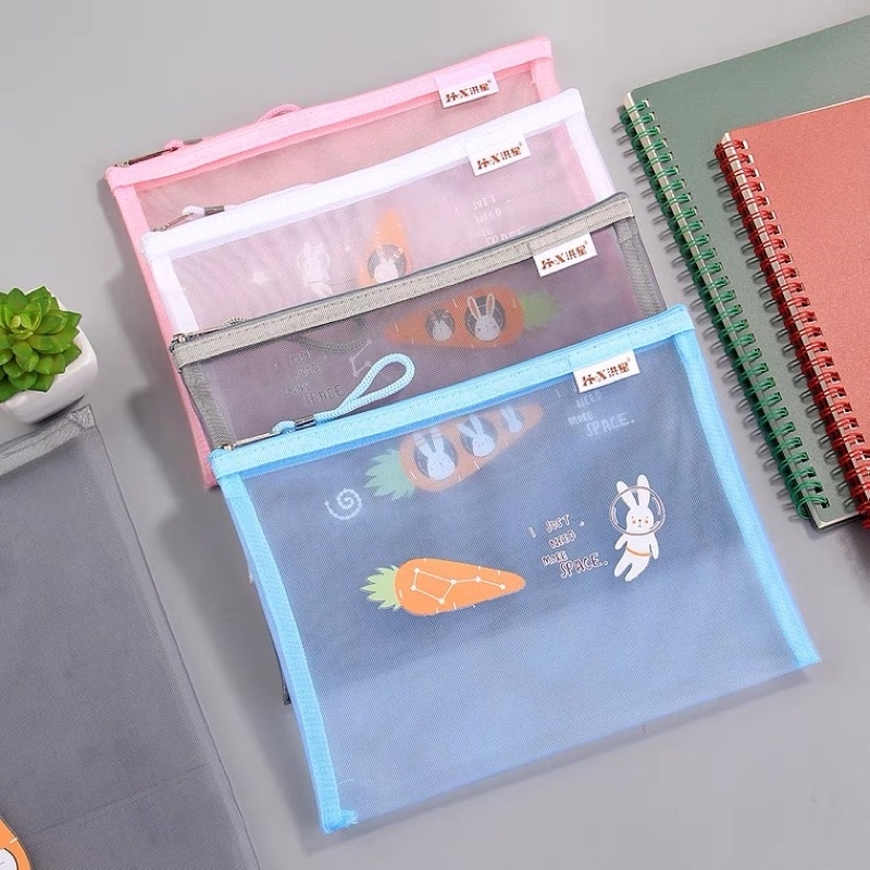 Túi Lưới 1 Ngăn Có Hình A5 (12 Cái/ Bịch; 80 Bịch/ Thùng)