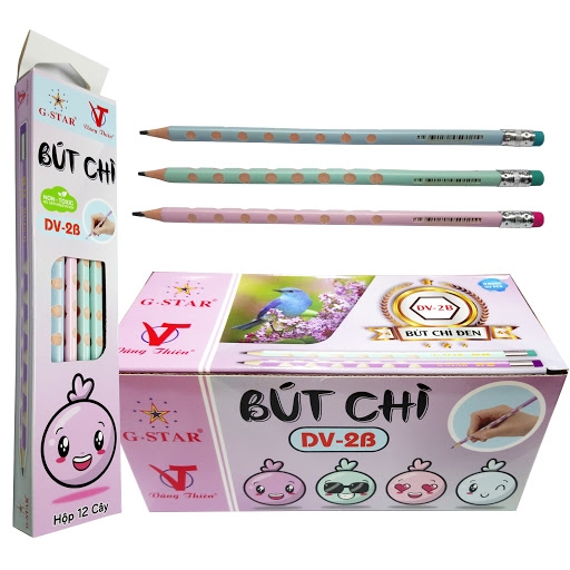 G-Star Bút Chì Định Vị DV-2B (12 Cây/Hộp; 12 Hộp/ Lốc; 20 Lốc/ Thùng)