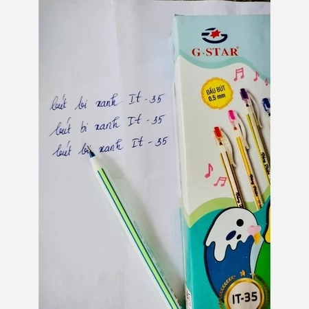 G-Star Bút Bi Ấn Độ (Bút Nến) (Xanh, Đen) IT 35 (20 Cây/Hộp; 100 Hộp/Thùng)