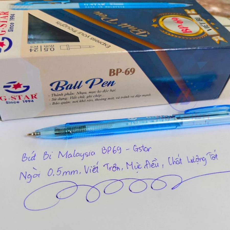 G-star Bút Bi BP69 (24 Cây/ Hộp; 72 Hộp/Thùng)