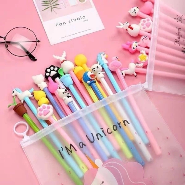 Bút Gel Đầu Thú (20 Cây/Bịch; 25 Bịch/Hộp; 100 Bịch/Thùng)