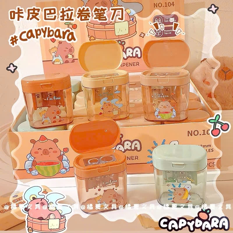 Gọt Hộp 2 Lỗ CapyBara 85002 (48 Cái/Hộp, 30 Hộp/Thùng)