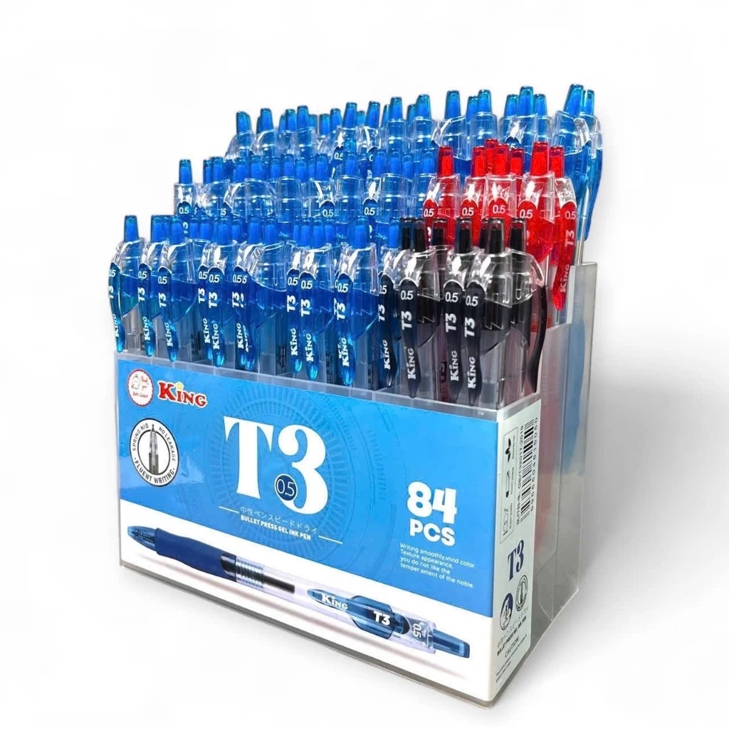 Bút Gel Kệ T3 (84 Cây/ Kệ; 24 Kệ/ Thùng)
