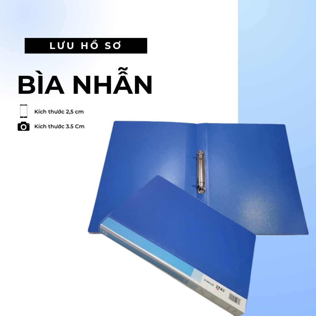 VC - Bìa Còng Nhẫn 3.5F SI Thái (45 Cái/ Thùng)