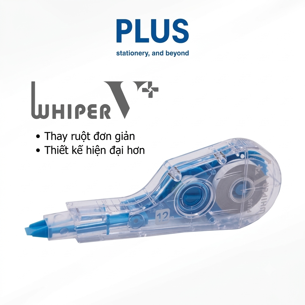 Plus - Xóa Kéo V Nhiều Màu (100-V039AS) (10 Cái/ Hộp)