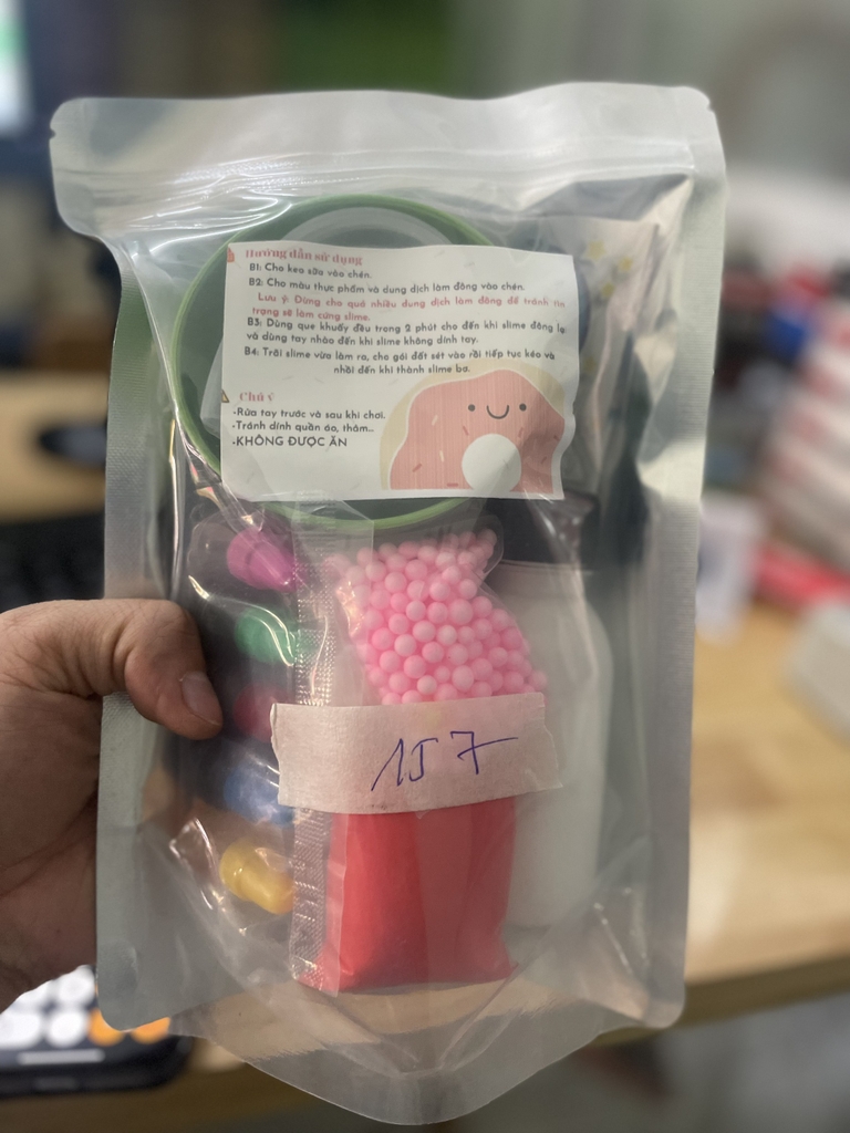 Bộ kit Slime Handmade đủ mẫu Mix