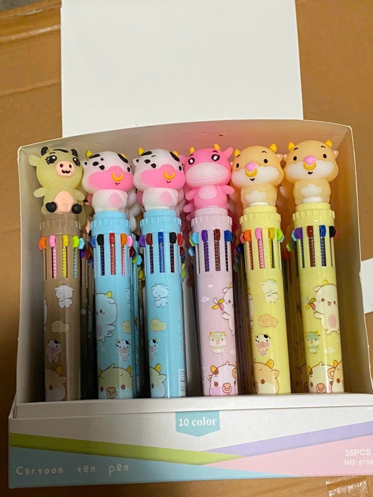 . Bút đầu thú 10 ngòi HLL-8108 (36 Cây/Hộp) (27 Hộp/Thùng)