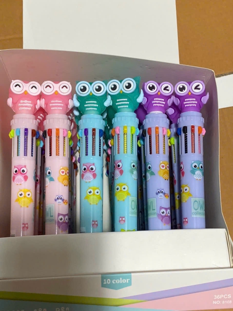 . Bút đầu thú 10 ngòi HLL-8108 (36 Cây/Hộp) (27 Hộp/Thùng)