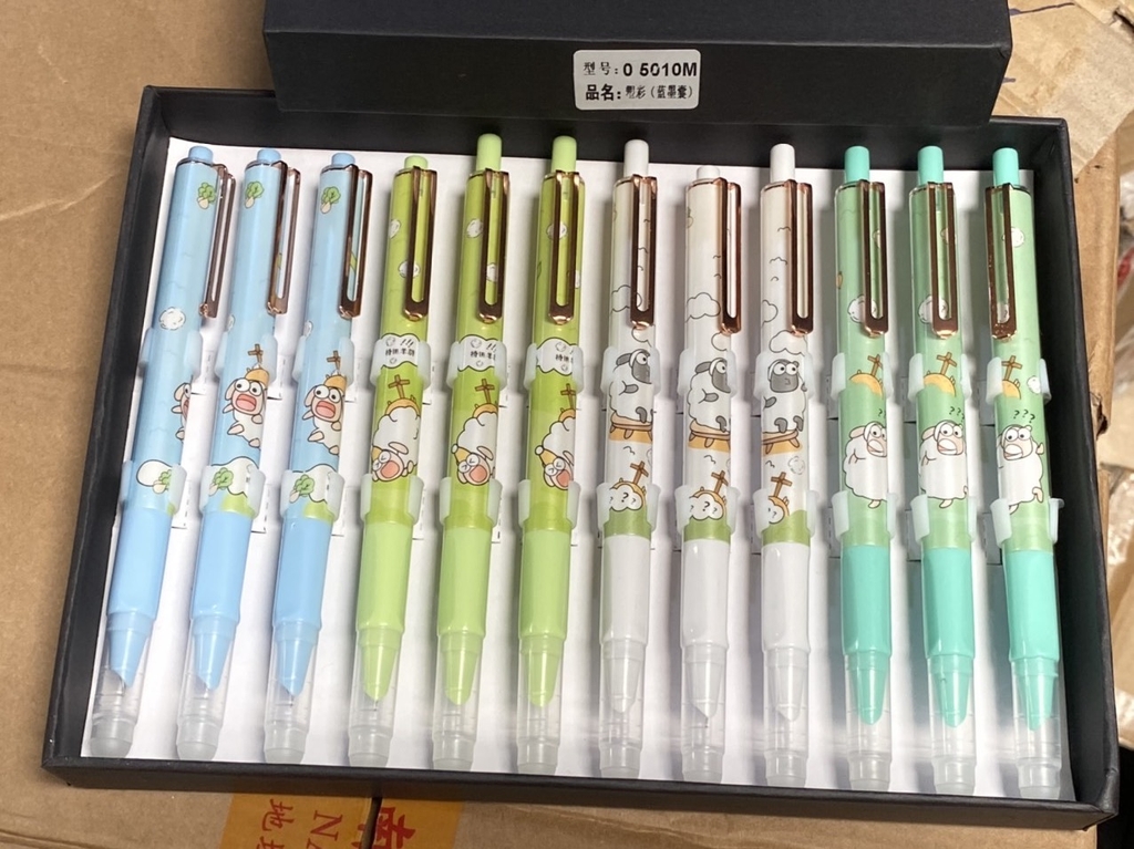 Bút Máy Bấm Xóa Được (12 Cây/Hộp) 5008; 5012;5000;5002;5003;5005;5006;7005;4061