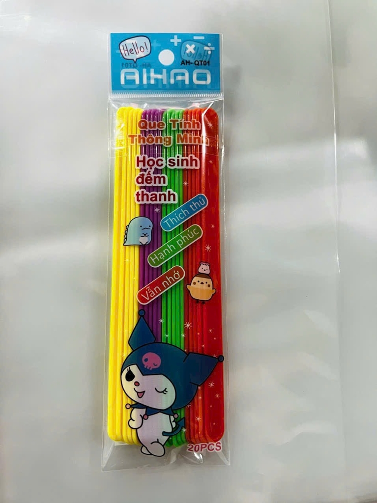 . Que Tính Nhựa Nguyên Sinh (20 Cây/ Bịch; 10 Bịch/ Bó; 50 Bó/ Thùng)