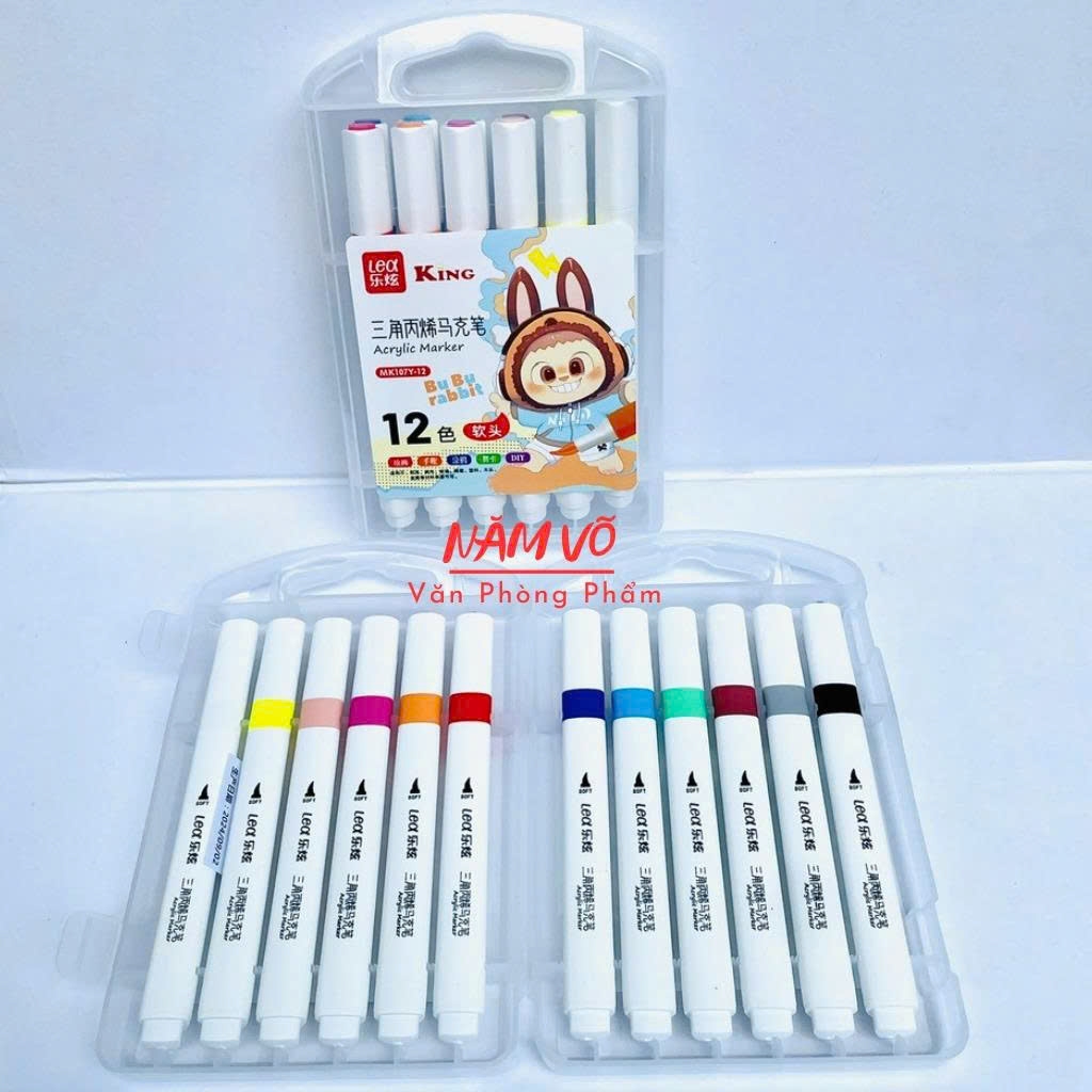 . Màu Acrylic Lex 107 (Ngòi Nhọn, Thân Tam Giác)