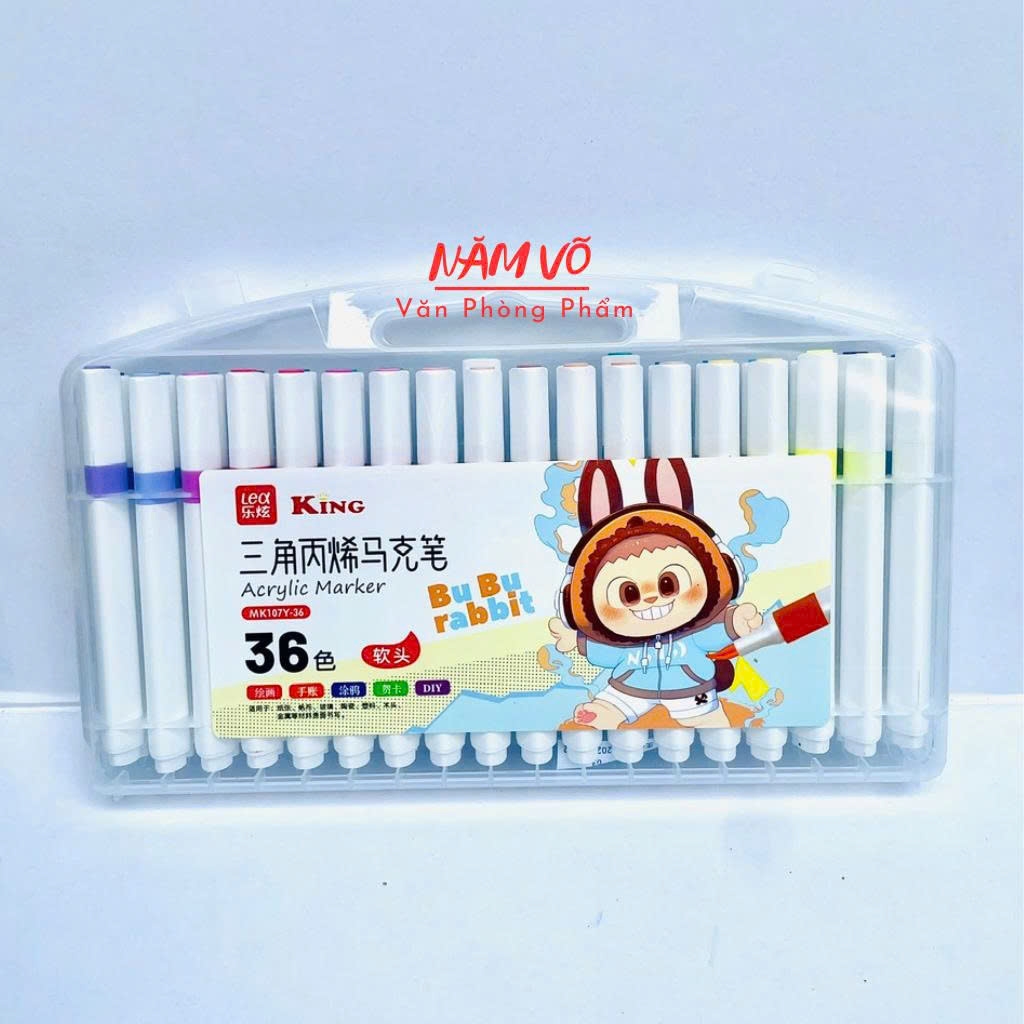 . Màu Acrylic Lex 107 (Ngòi Nhọn, Thân Tam Giác)