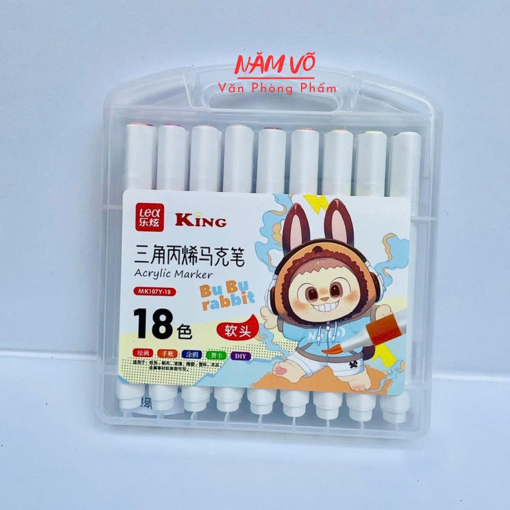 . Màu Acrylic Lex 107 (Ngòi Nhọn, Thân Tam Giác)