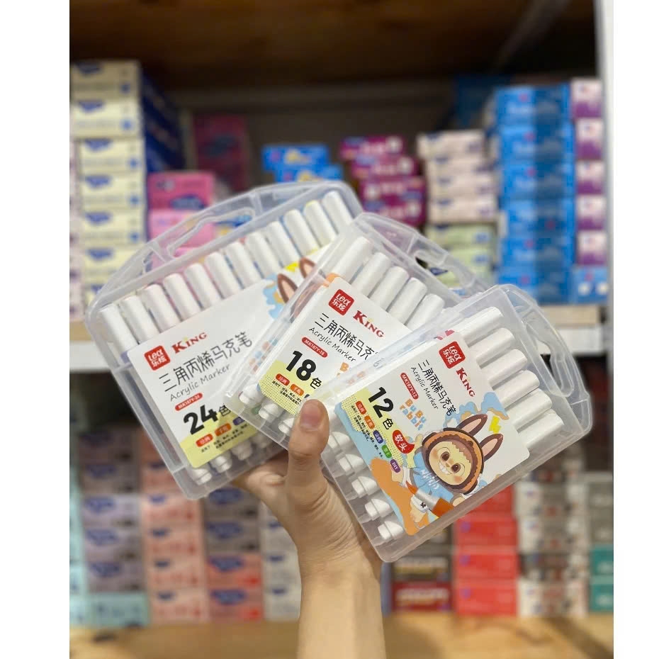 . Màu Acrylic Lex 107 (Ngòi Nhọn, Thân Tam Giác)