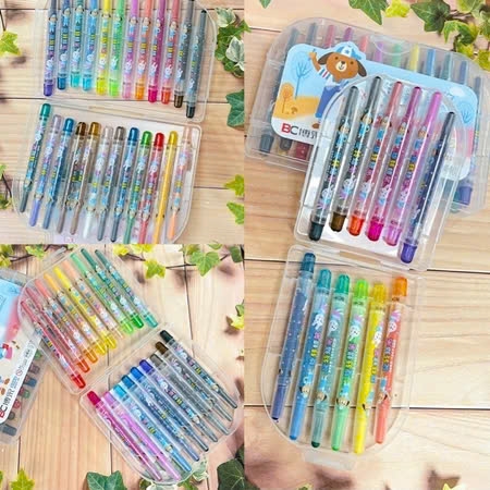 Sáp Vặn Hộp Nhựa 601 - 18 MÀU (80 Hộp/Thùng)