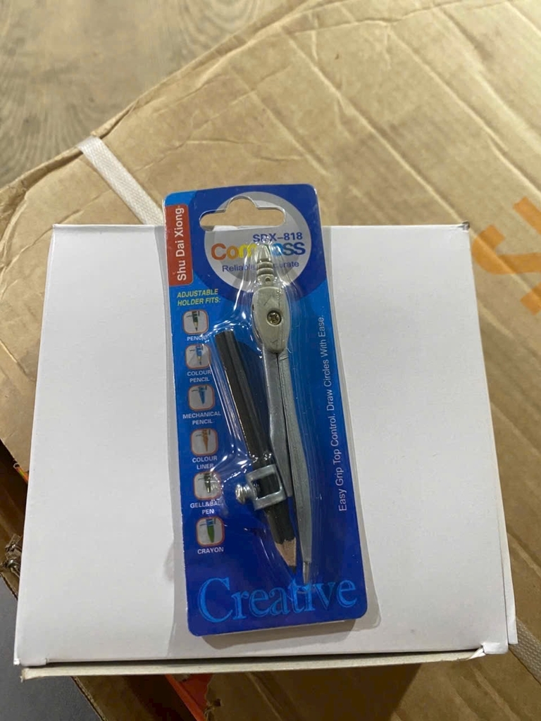 Compa Shif Bút Chì Gỗ 818 (12 Cái/ Hộp; 40 Hộp/ Thùng)