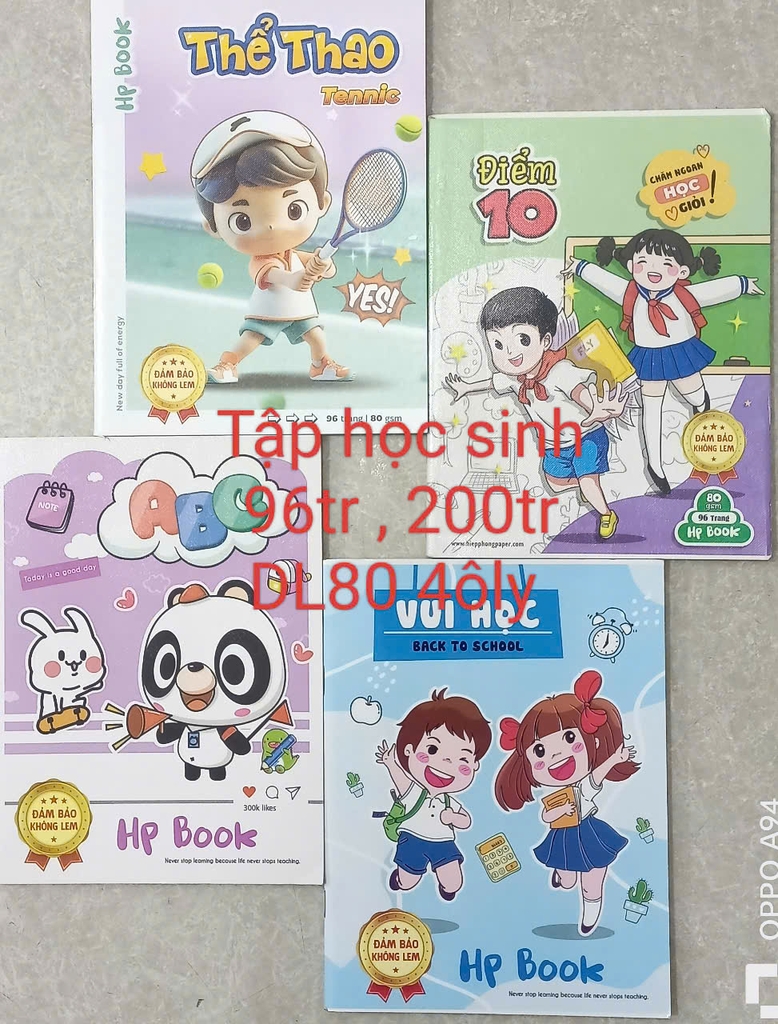 Tập Hiệp Phong DL80 gsm (4 Oly và 5 Oly) (100 Quyển/ Thùng)