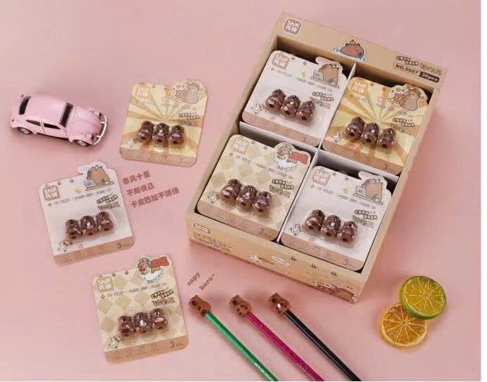 Nắp Bút Chì 5602, 5604 ( 3 Cái/Vĩ, 36 Vĩ/Lốc, 20 Lốc/Thùng)