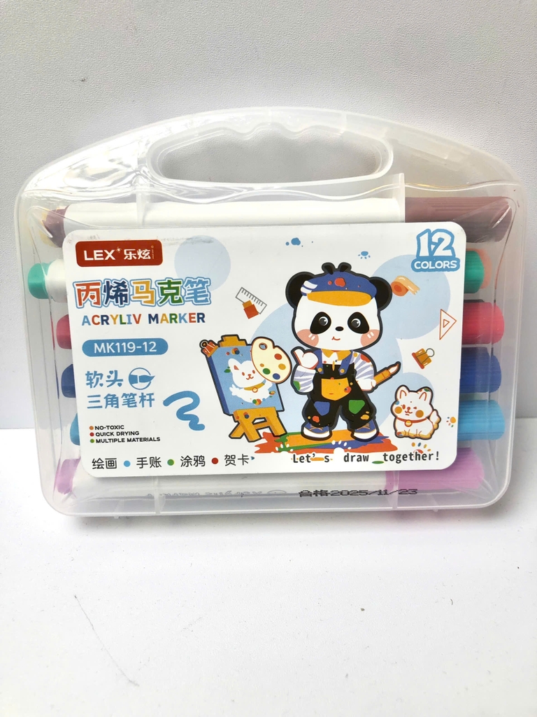 Màu Acrylic 119 (Thân Tam Giác, Ngòi Nhọn)