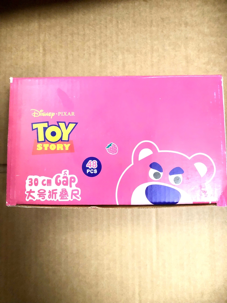 Thước Kẻ Gấp 30cm GẤU DÂU (48 Cây/Hộp; 32 Hộp/ Thùng)