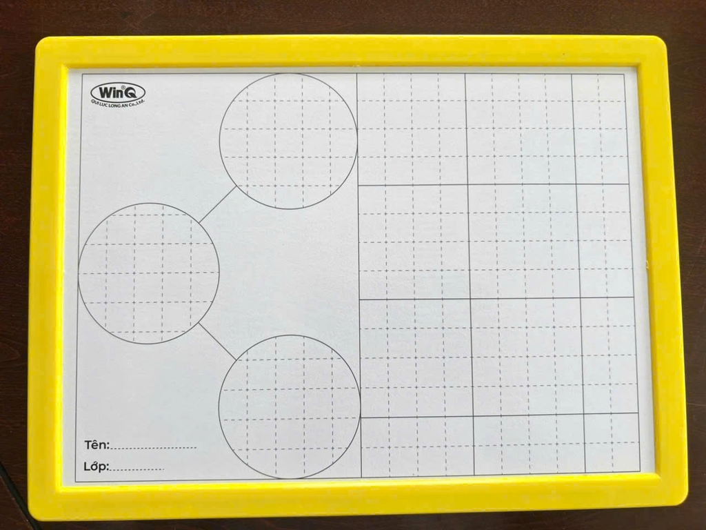 Win Q Bảng Bộ Khổ A4 B06 (4 Ô Ly) Bảng Tách Gộp (10 Cái/Lốc, 80 Cái/Thùng)