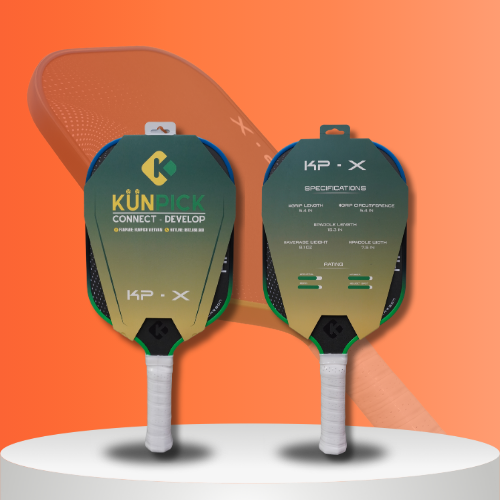 Vợt Pickleball KunPick KP-X - Xanh dương & Xanh lá