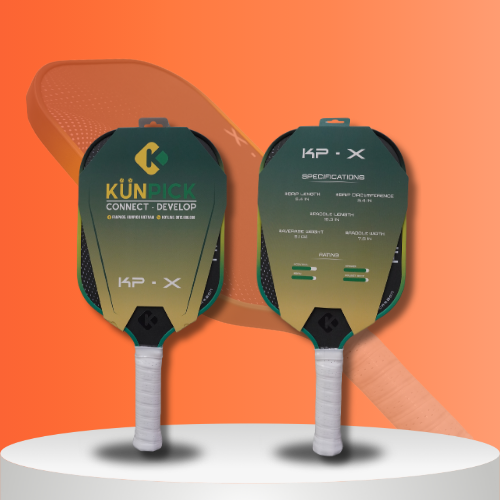 Vợt Pickleball KunPick KP-X - Xanh lá & Vàng