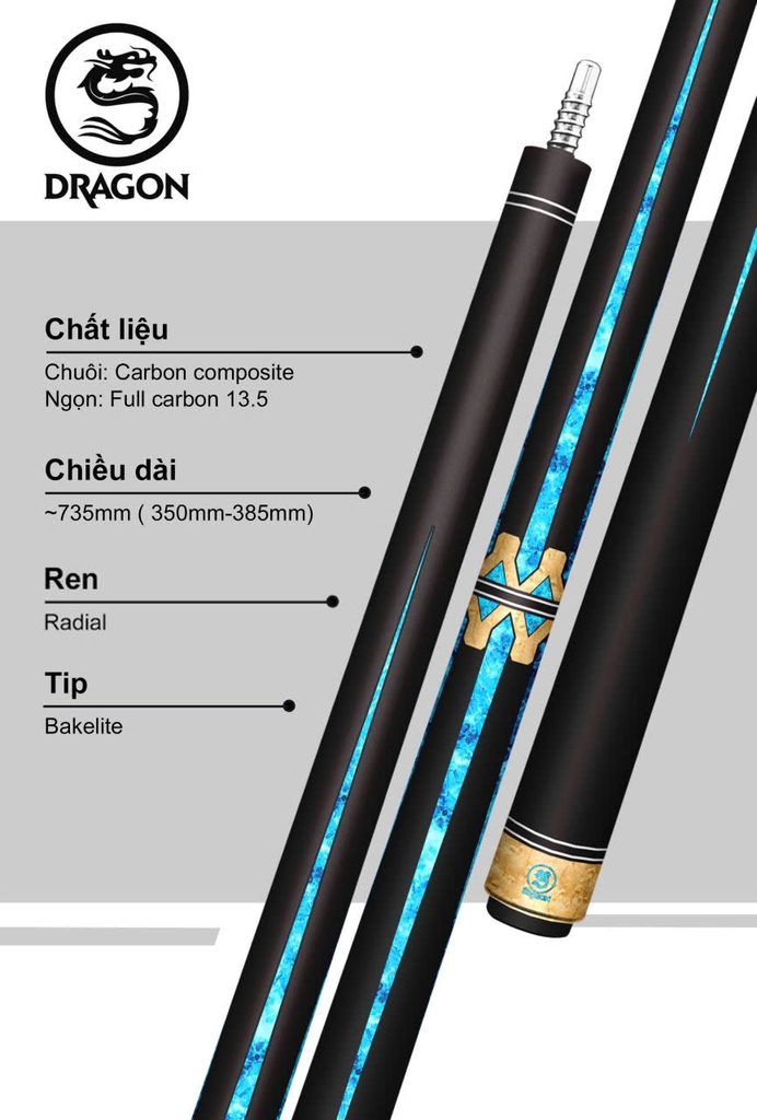 Cơ phá nhảy Dragon carbon