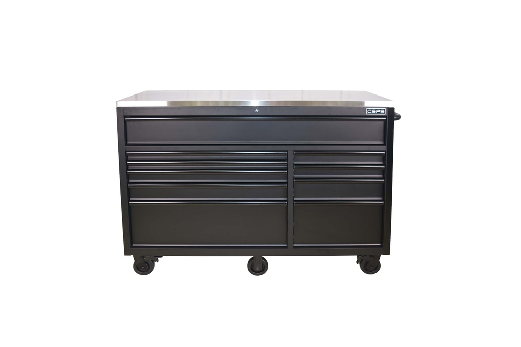 Tủ dụng cụ CSPS 155cm - 10 hộc kéo màu đen