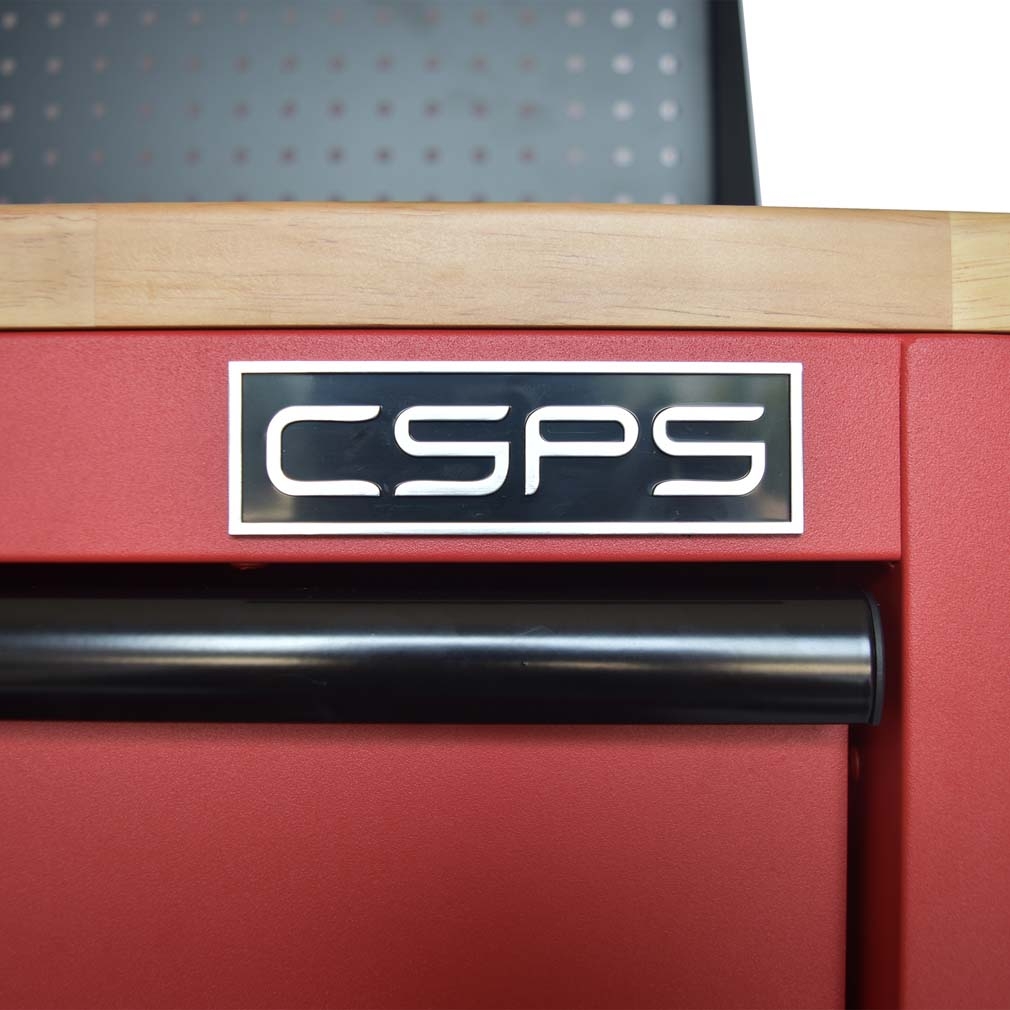 Tủ đồ nghề đựng dụng cụ CSPS 61cm - 04 hộc kéo màu đen/đỏ
