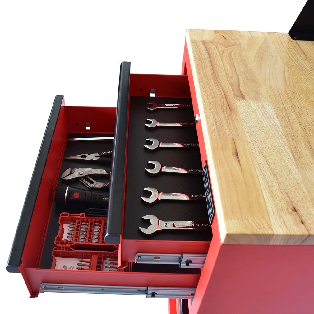 Tủ đồ nghề đựng dụng cụ CSPS 61cm - 04 hộc kéo màu đen/đỏ