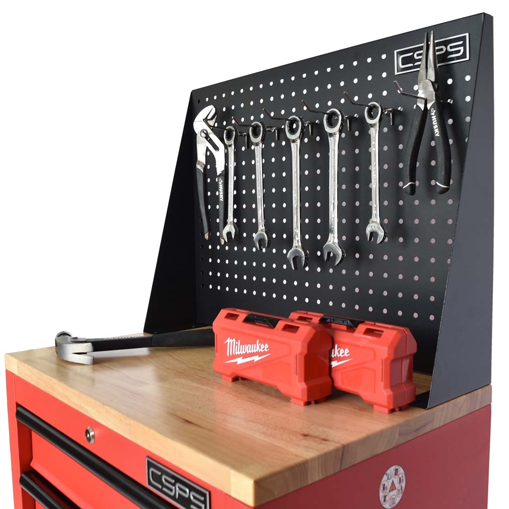 Tủ đồ nghề đựng dụng cụ CSPS 61cm - 04 hộc kéo màu đen/đỏ