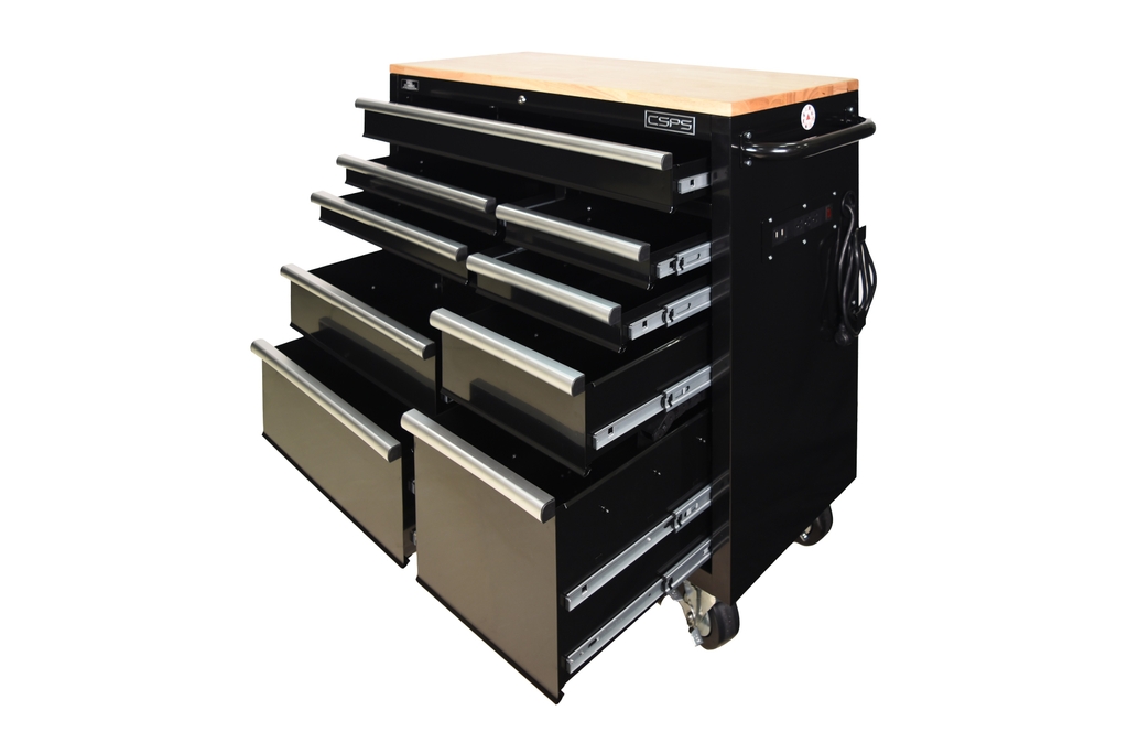 Tủ đồ nghề đa năng CSPS 104cm - 10 hộc kéo có mặt ván