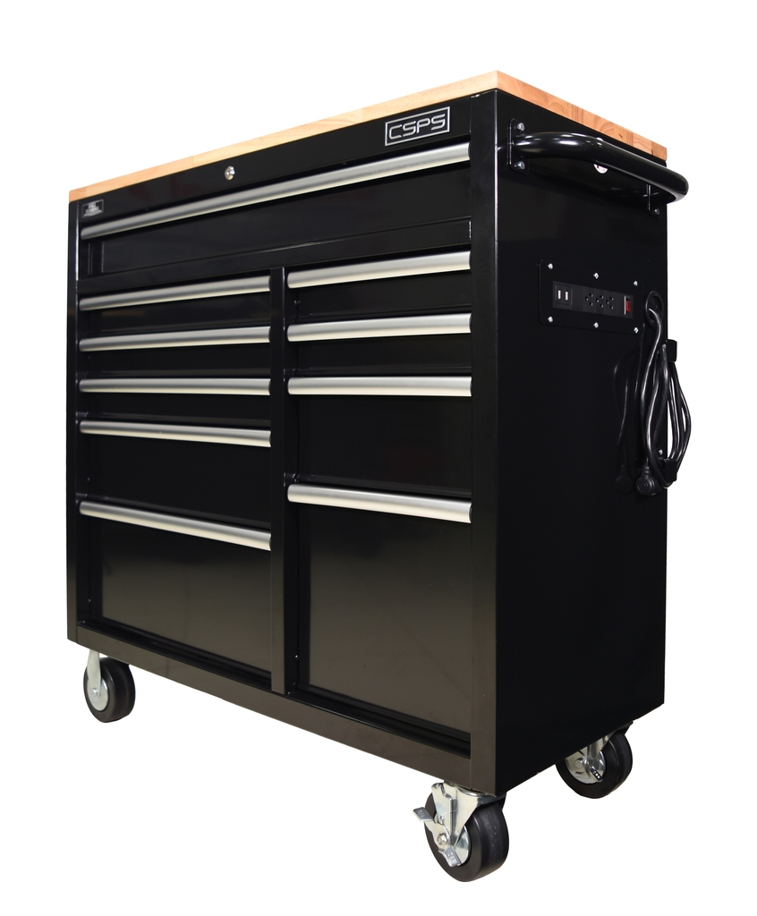 Tủ đồ nghề đa năng CSPS 104cm - 10 hộc kéo có mặt ván
