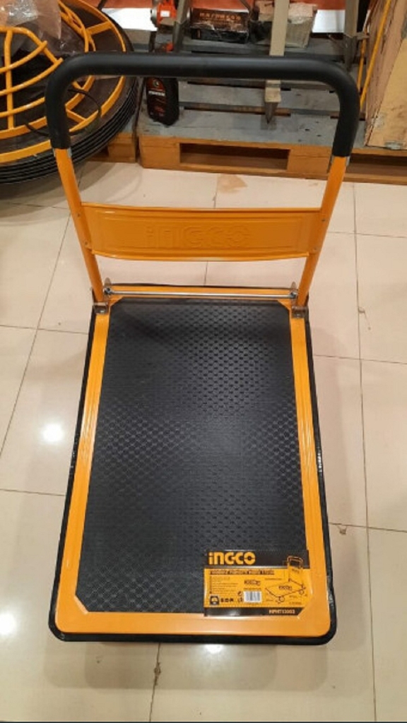 Xe đẩy hàng 4 bánh gấp gọn 300kg INGCO HPHT13002