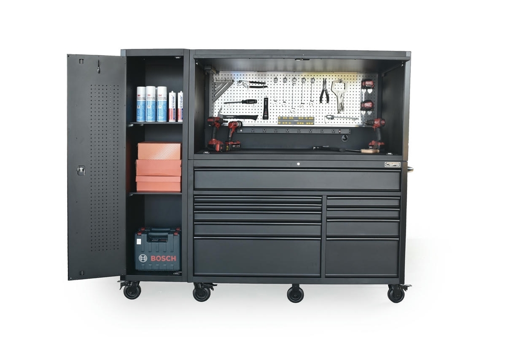 Bộ tủ dụng cụ đồ nghề CSPS 203cm - 10 hộc kéo