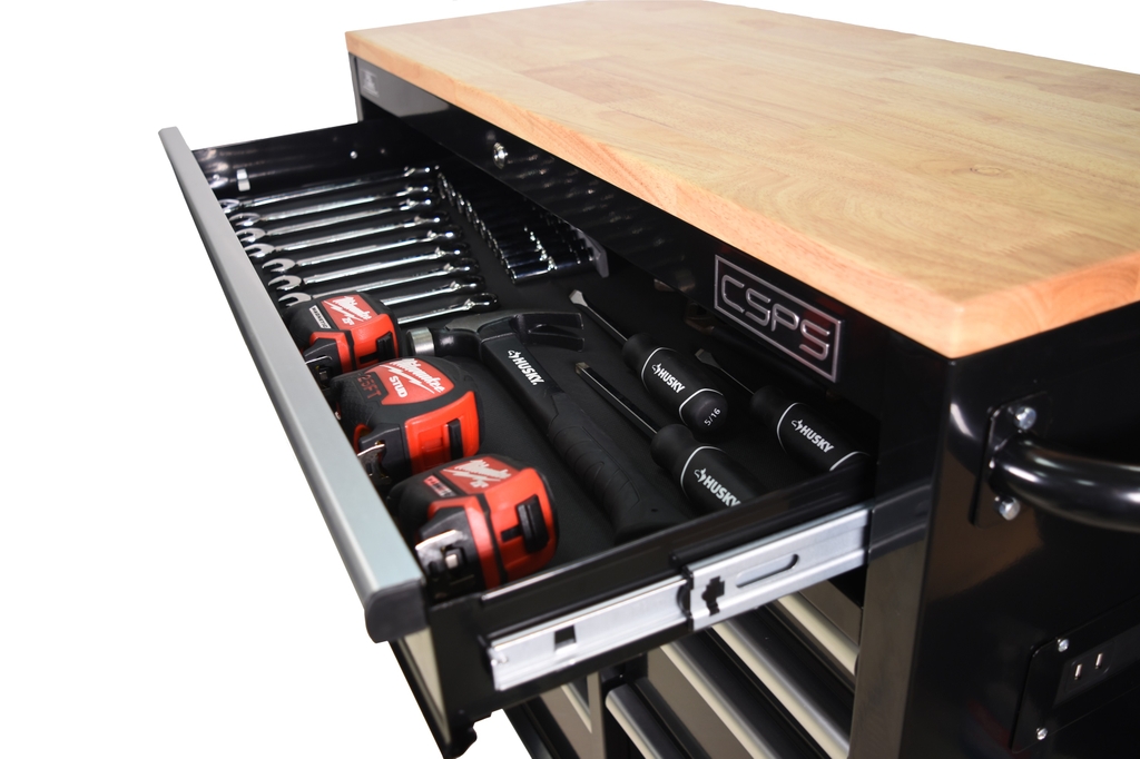 Tủ đồ nghề đa năng CSPS 104cm - 10 hộc kéo có mặt ván