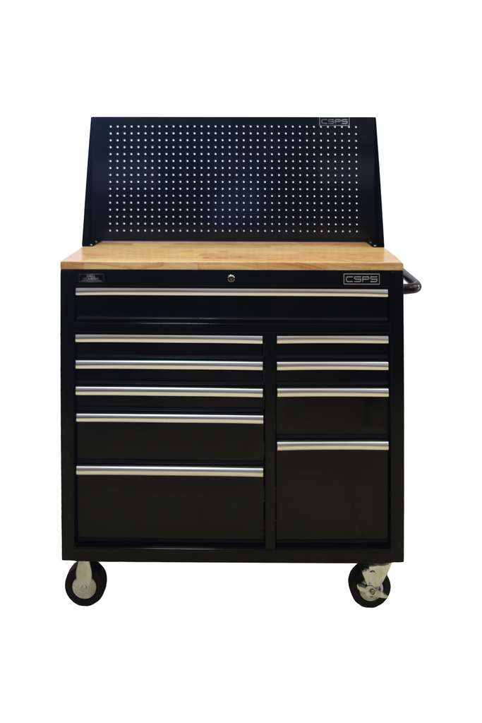 Tủ đồ nghề đa năng CSPS 104cm - 10 hộc kéo có mặt ván