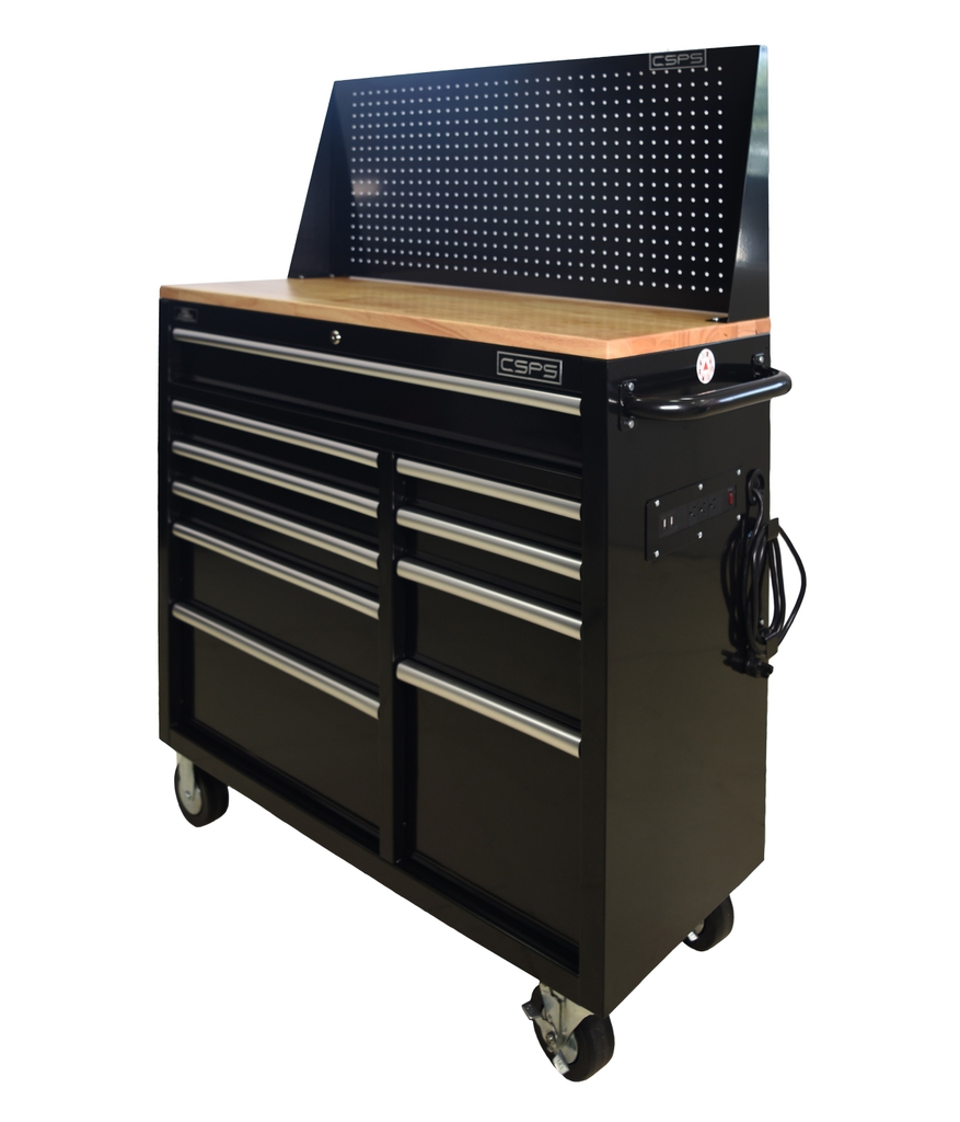 Tủ đồ nghề đa năng CSPS 104cm - 10 hộc kéo có mặt ván