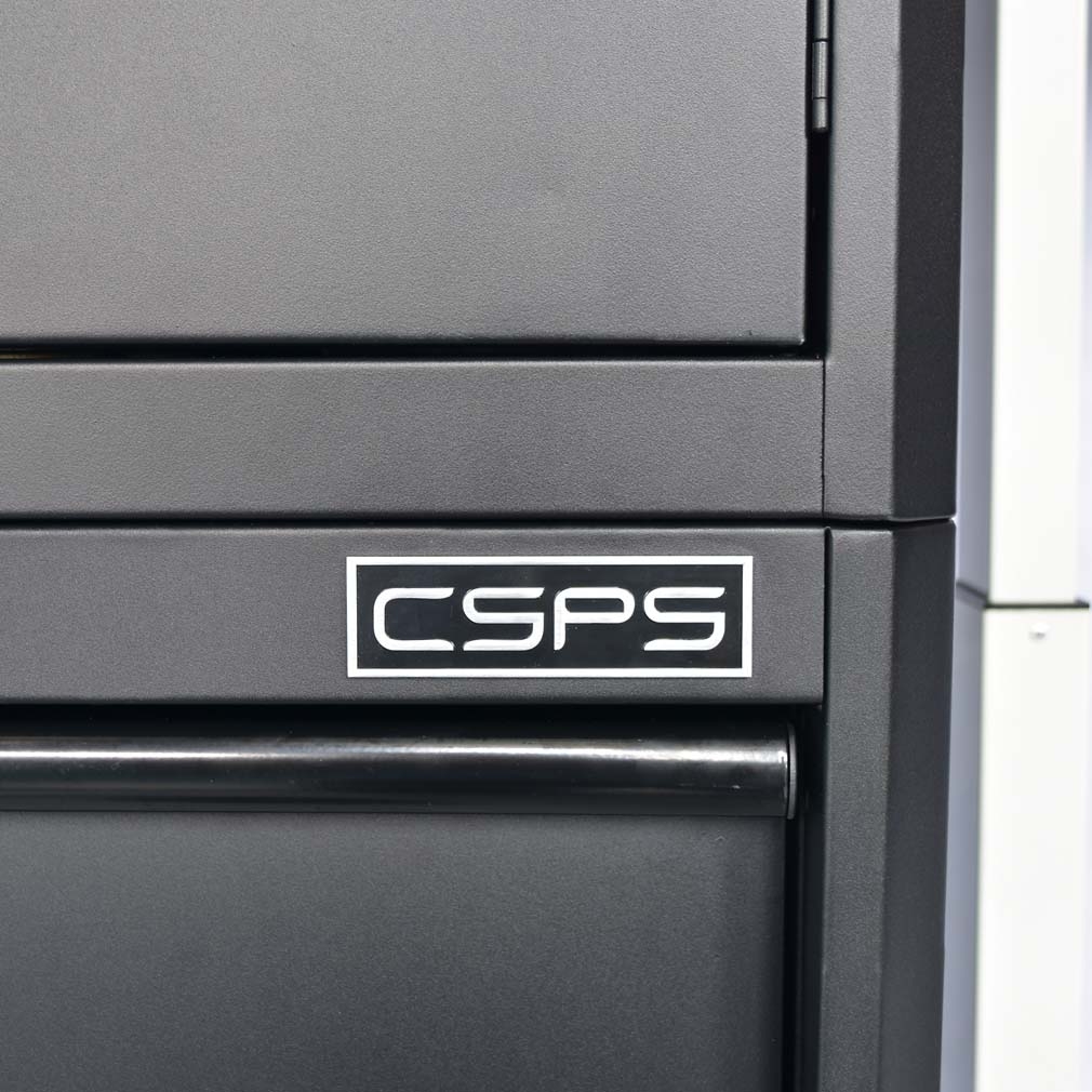 Bộ 9 tủ CSPS 366cm Đỏ/ Đen