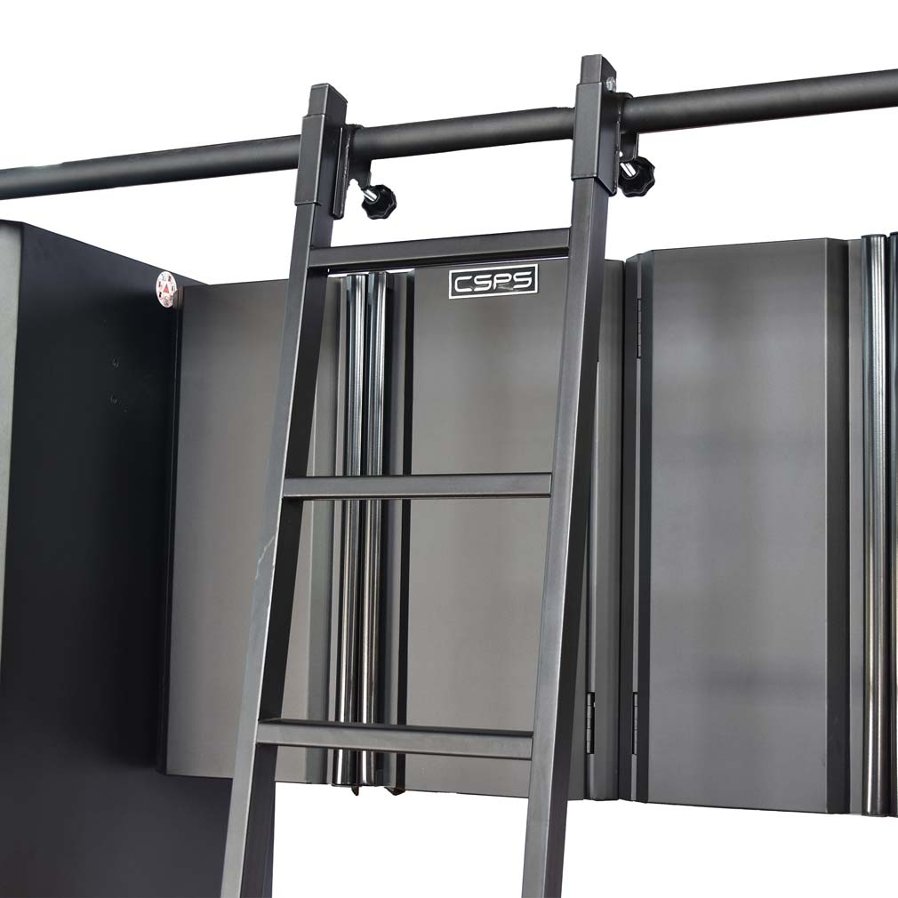 Bộ 9 tủ CSPS 366cm Đỏ/ Đen