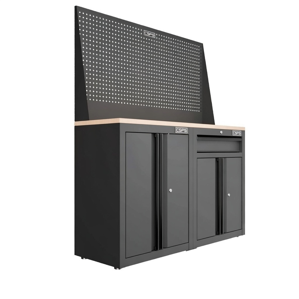 Tủ dụng cụ CSPS 122cm màu Đen 02 hộc kéo