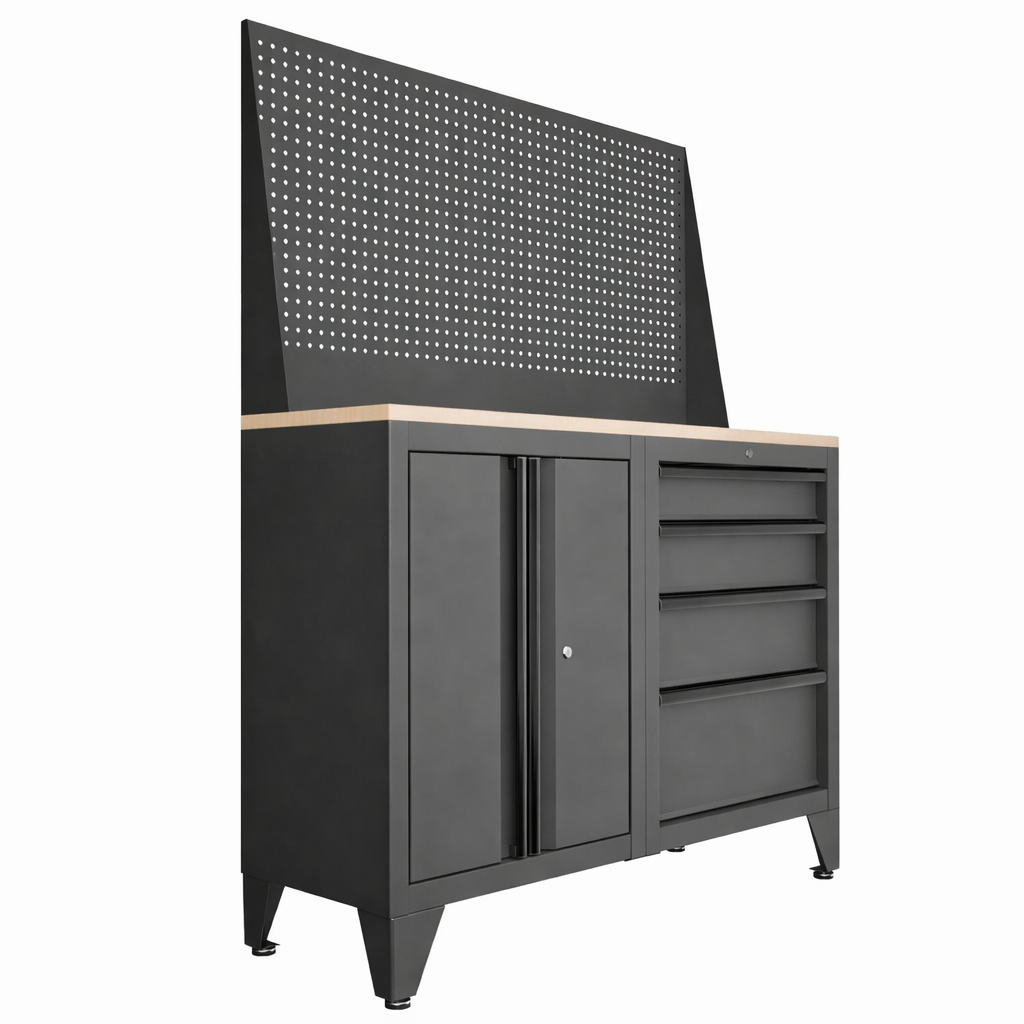 Tủ dụng cụ CSPS 122cm màu Đen 02 hộc kéo