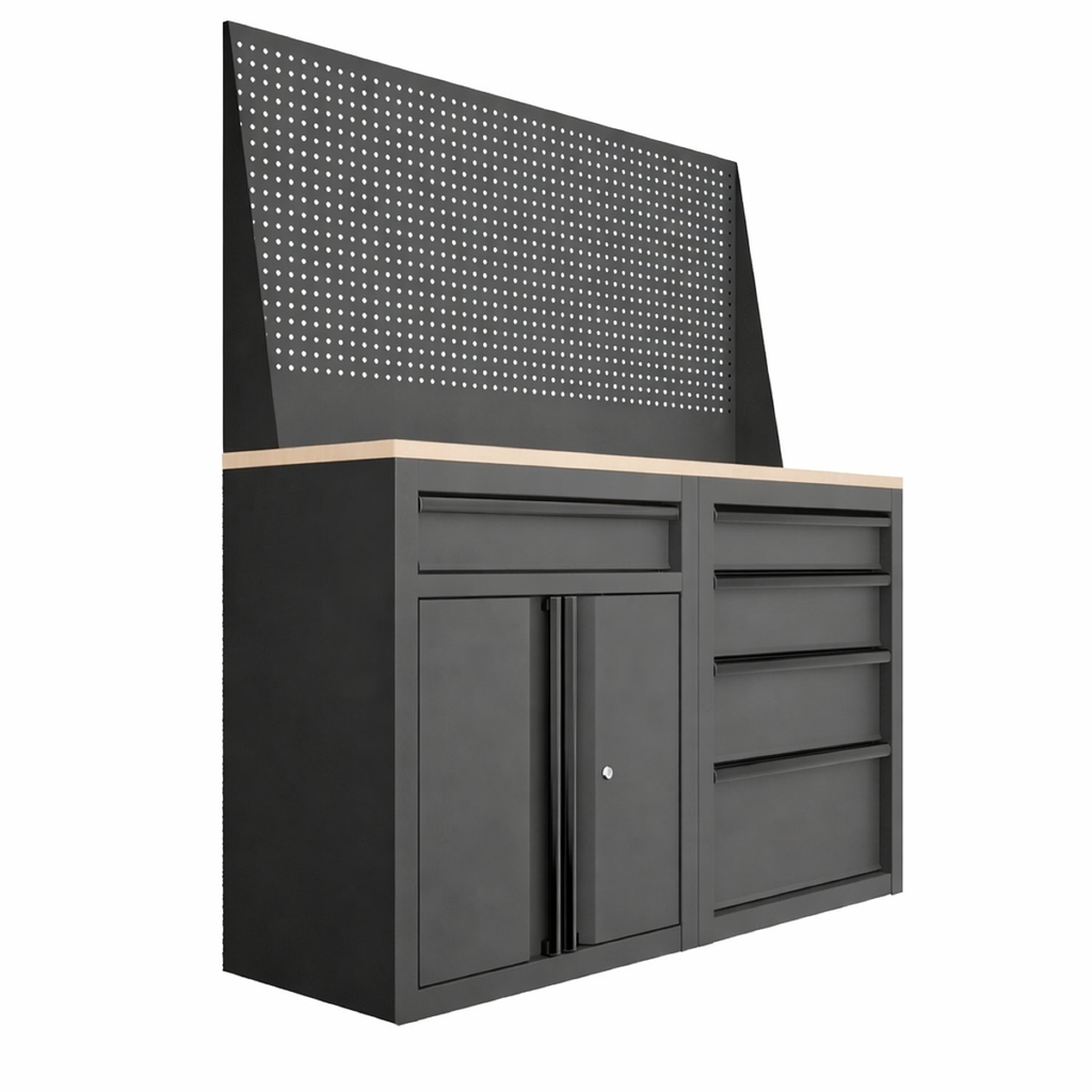 Tủ dụng cụ CSPS 122cm màu Đỏ 05 hộc kéo