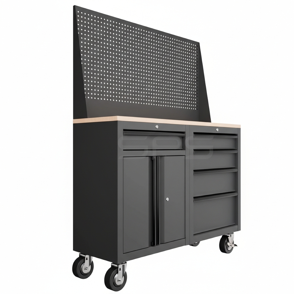 Tủ dụng cụ CSPS 122cm màu Đen 05 hộc kéo