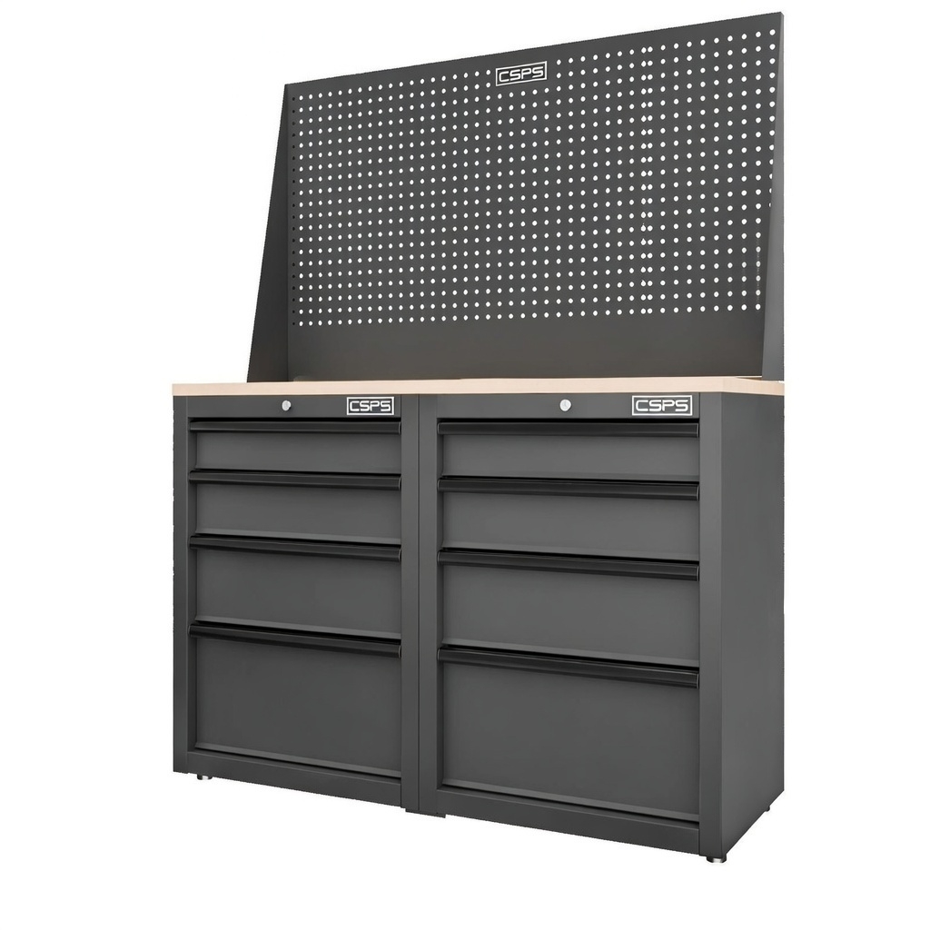 Tủ dụng cụ CSPS 122cm màu Đen 08 hộc kéo