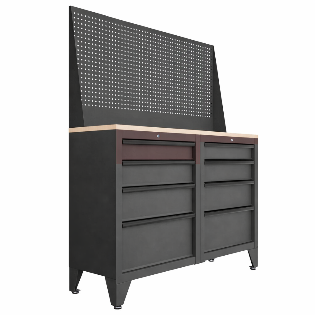 Tủ dụng cụ CSPS 122cm màu Đen 02 hộc kéo